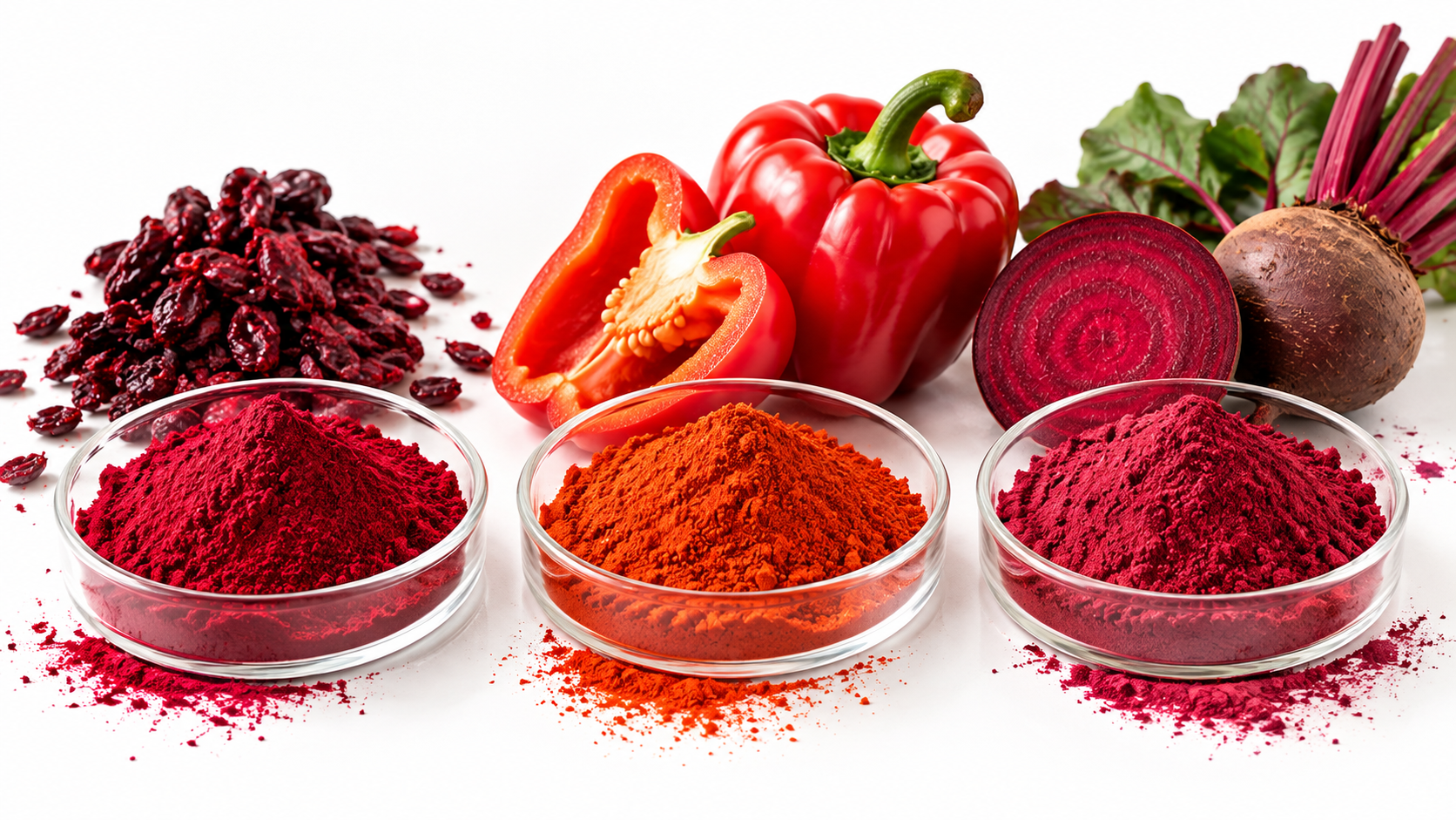 Natural food coloring options: Carmine E120, Paprika Oleoresin E160c and Beetroot E162 from Imbarex